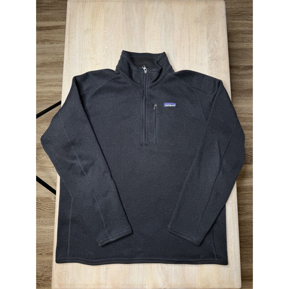 Patagonia Men's Better Sweater Fleece Jacket in Black Size Large - Picture 3 of 8